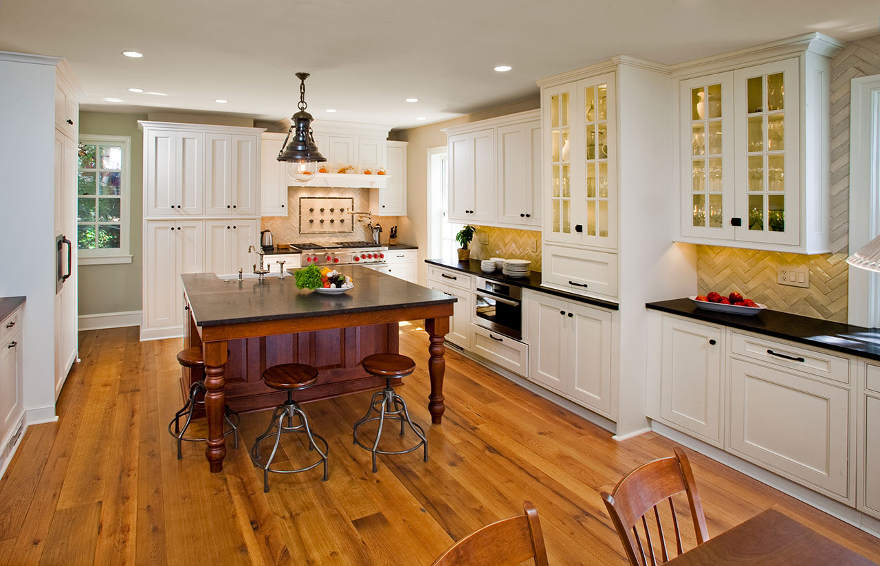 period kitchen baking table