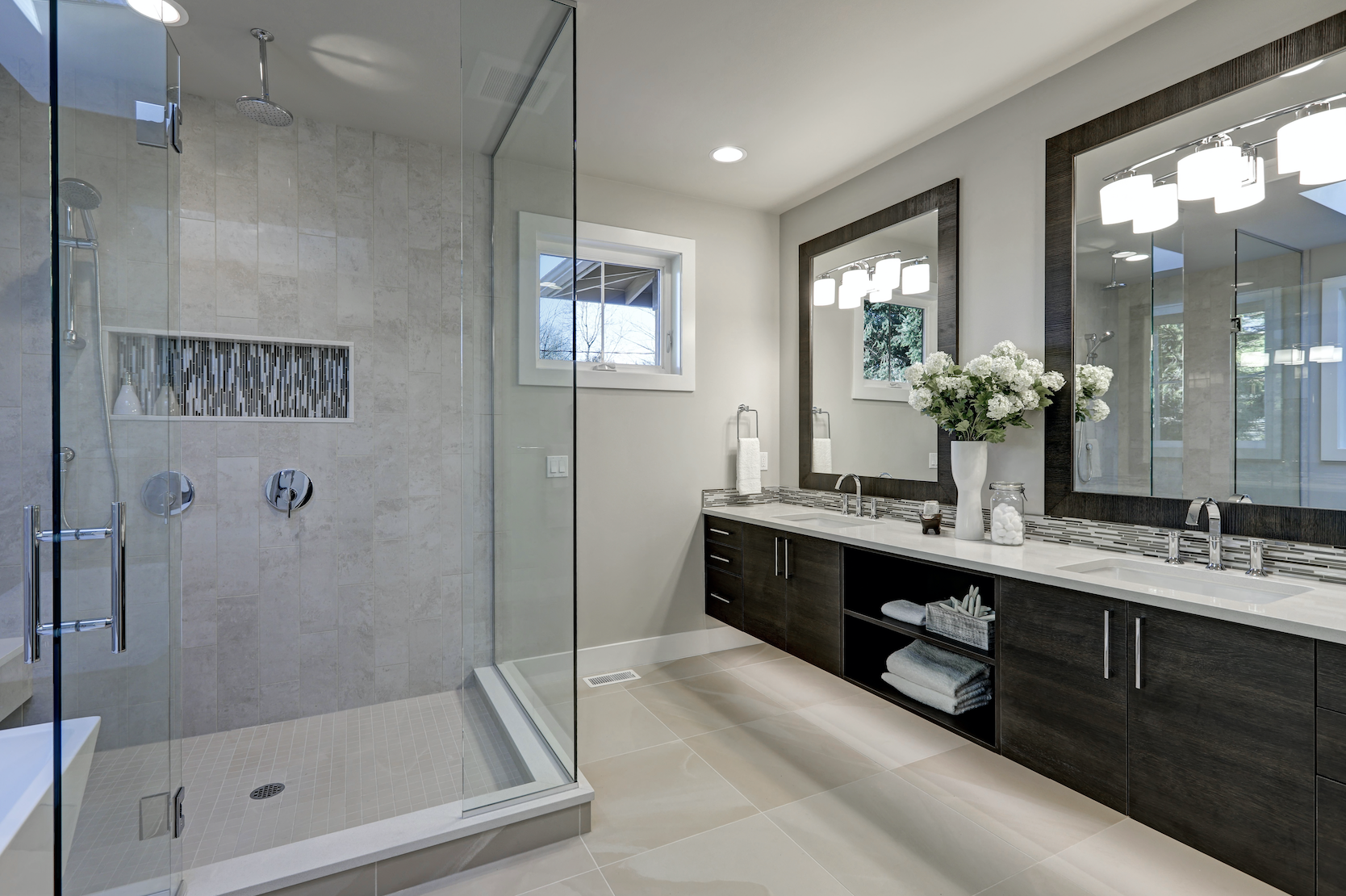 Home Tech Renovation Modern Bathroom Remodel