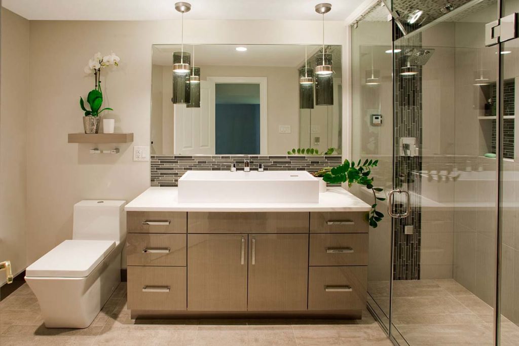 modern bathroom remodel