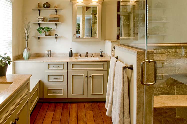 French country style bathroom design